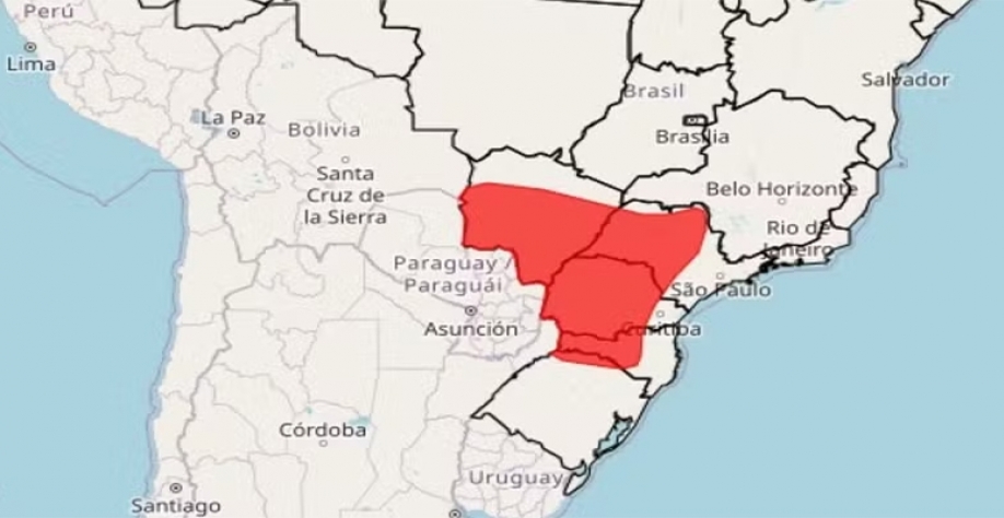 Inmet emite alerta vermelho para calor excessivo — Foto: Inmet