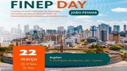 FINEP Day acontece no dia 22 de março em JP