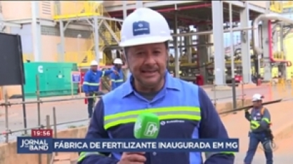 Governo inaugura fábrica de fertilizantes em MG