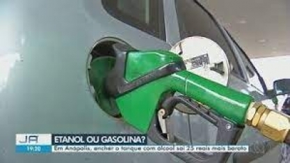 Abastecer com etanol em Anápolis pode custar até R$ 25 mais barato que com gasolina