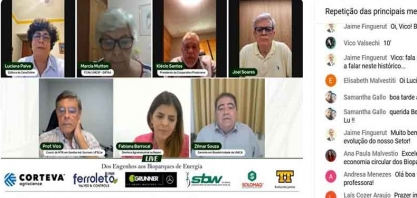 Confira a gravação da live: Dos Engenhos aos Bioparques de Energia