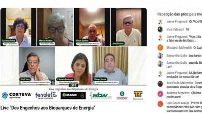 Confira a gravação da live: Dos Engenhos aos Bioparques de Energia