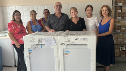 Usina Estiva doa máquinas de lavar para OECA