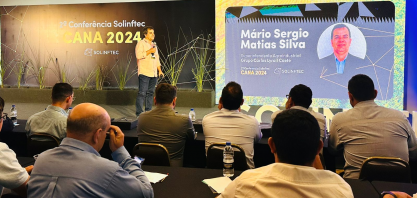 Case da Usina Caeté é apresentado na 2ª Conferência de Cana promovida pela Solinftec, em Ribeirão Preto