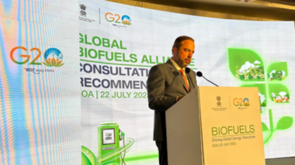 Brasil apoia iniciativa indiana para sediar secretariado da aliança global de biocombustíveis