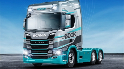 Scania Consórcio lança promoção com 200 cotas para sorteio do caminhão 500 mil produzido no Brasil