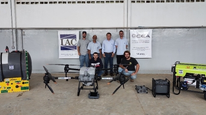 CEA-IAC e Coopercitrus fazem parceria para tornar acessível tecnologia de aplicação por drones a agricultores do estado