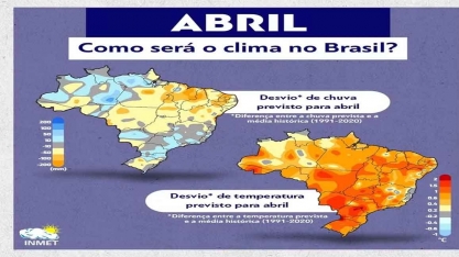 Previsão do tempo para abril: saiba como será o clima durante o mês