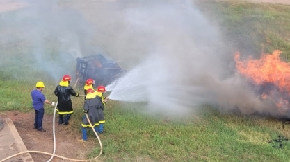 Usina Estiva: Brigadistas participam de treinamento