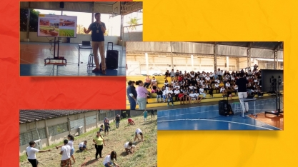 Clealco realiza ação de conscientização sobre cuidado com o meio ambiente em escola municipal de Clementina