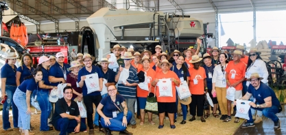Massey Ferguson promove ação social com a Casa do Vovô na Agrishow
