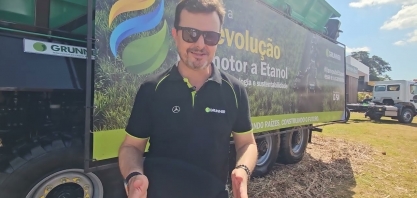 Grunner apresenta na Agrishow o EATR - equipamento com motor transformado movido 100% a etanol