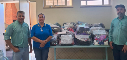 Viterra Bioenergia destina para o Rio Grande do Sul agasalhos arrecadados em Campanha com colaboradores