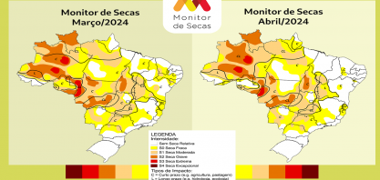 Seca no Sudeste fica mais severa segundo última atualização do Monitor de Secas