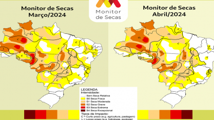 Seca no Sudeste fica mais severa segundo última atualização do Monitor de Secas
