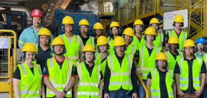 Estudantes de cursos técnicos de Sacramento visitam a Delta Sucroenergia