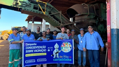 Alcoolvale faz campanha de conscientização sobre vacinação