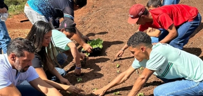 Araporã Bioenergia incentiva conscientização ambiental com palestras e horta escolar