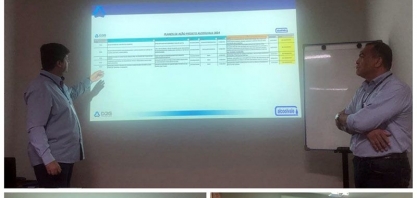 Gestores de Alcoolvale participam de reunião com a consultoria D2G