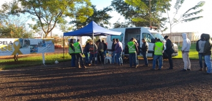 Maio Amarelo: Unidade Paulicéia promove ações educativas com motoristas