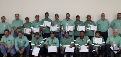 Usina Da Mata comemora etapa de plantio de 11.606 hectares de cana-de-açúcar