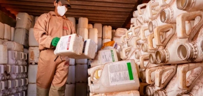 Como descartar corretamente as sobras de defensivos agrícolas?