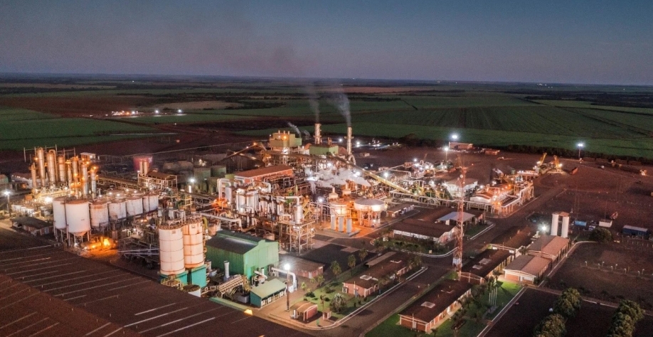 Usina de etanol da BP Bunge Bioenergia (Foto: Divulgação ISystem) 