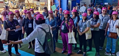 Expedição Cana Substantivo Feminino na Fenasucro & Agrocana reuniu cerca de 60 mulheres do setor bioenergético