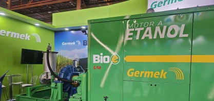 Germek leva à 30ª Fenasucro & Agrocana motobomba para fertirrigação com motor a etanol