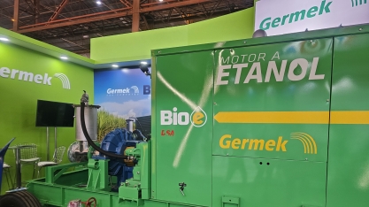 Germek leva à 30ª Fenasucro & Agrocana motobomba para fertirrigação com motor a etanol