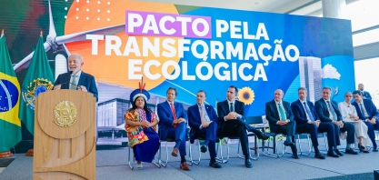 Lula, Barroso, Pacheco e Lira assinam pacto para avançar com mercado de carbono e biocombustíveis