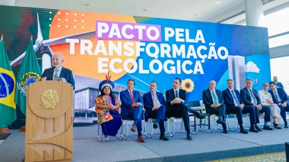 Lula, Barroso, Pacheco e Lira assinam pacto para avançar com mercado de carbono e biocombustíveis