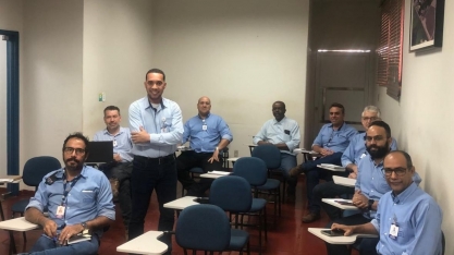 Ação de prevenção e combate a incêndio é realizada na Alcoolvale