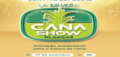 1º CanaShow Alagoas – inscrições abertas. Confira o link de inscrição