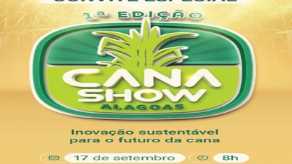 1º CanaShow Alagoas – inscrições abertas. Confira o link de inscrição