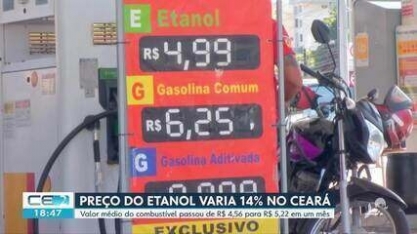 Preço do etanol tem variação de 14% no Ceará