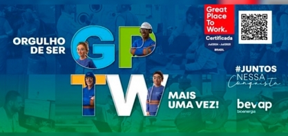 Bevap conquista selo GPTW: Um marco de excelência no ambiente de trabalho