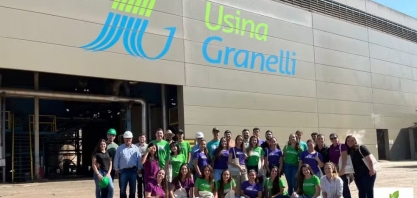 Jovens cooperados visitam Usina Granelli