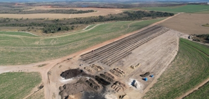 Veredas Agro transforma subprodutos da produção de biocombustível em adubo orgânico
