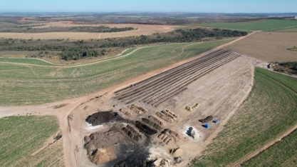 Veredas Agro transforma subprodutos da produção de biocombustível em adubo orgânico