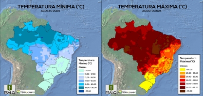 Esalq - Sistema TEMPOCAMPO divulga boletim de agosto
