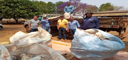 Alcoolvale realiza ação sobre descarte correto de embalagens de defensivos agrícolas