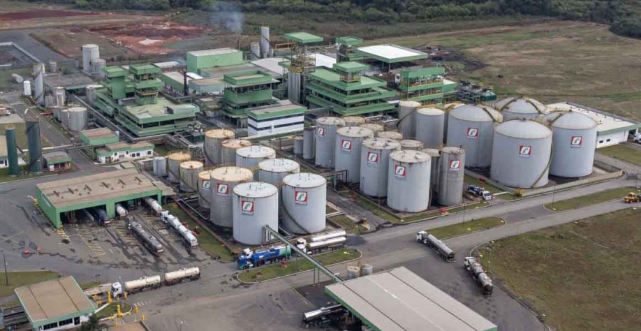 Fábrica de biodiesel e glicerina do Grupo Potencial em Lapa, no Paraná. Crédito: Grupo Potencial/Divulgação