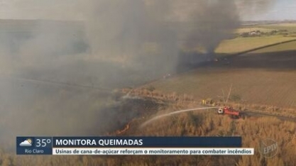 Usinas de cana-de-açúcar reforçam o monitoramento para combater incêndios
