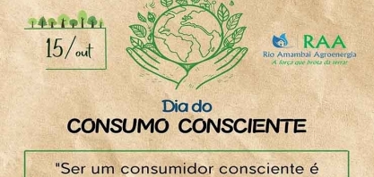 Rio Amambai Agroenergia promove campanha de consumo consciente para uso de copos descartáveis