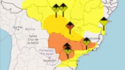 Tempo vira na sexta-feira e 8 estados podem ter temporais; chuva volta a São Paulo