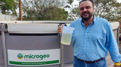 Bioestação produz micro-organismos benéficos ao solo e planta e restabelece microbioma dos canaviais