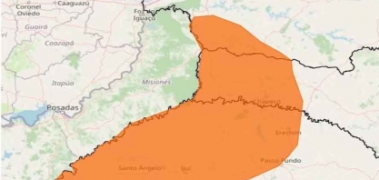 Chuva ganha força no Sul e avança para Sudeste e Centro-Oeste nesta quarta-feira