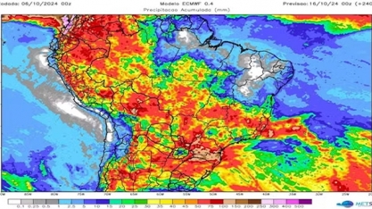 Brasil terá semana mais chuvosa em seis meses; veja onde mais chove