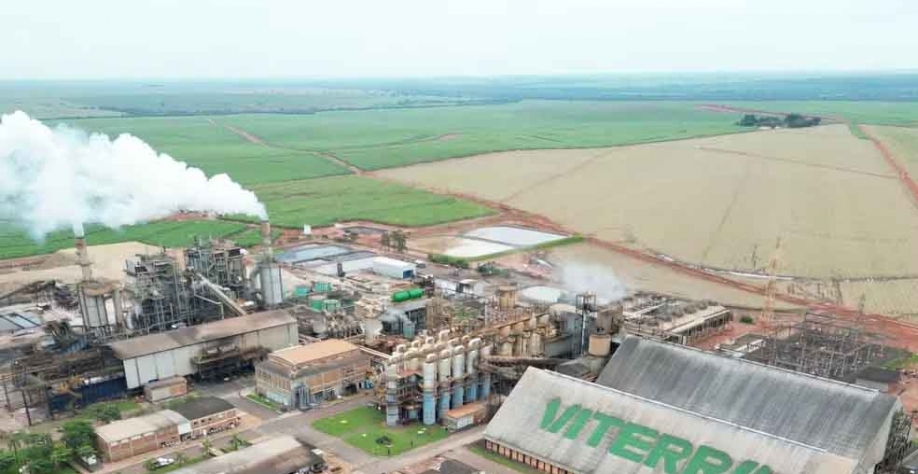 Unidade Rio Vermelho da Viterra Bioenergia, em Junqueirópolis (SP) — Foto: Divulgação/Viterra